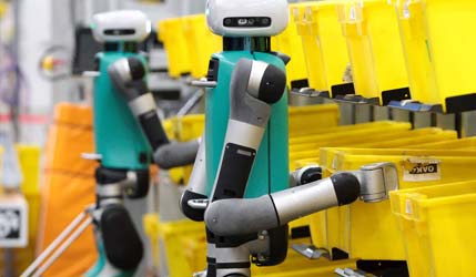 Amazon тестує гуманоїдних роботів для доставки посилок